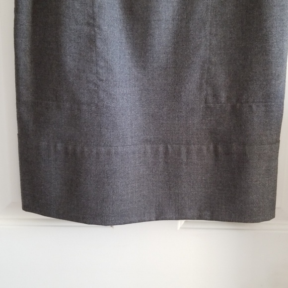Robert Rodriguez chic & edgy grey wool shift dress - Picture 6 of 8